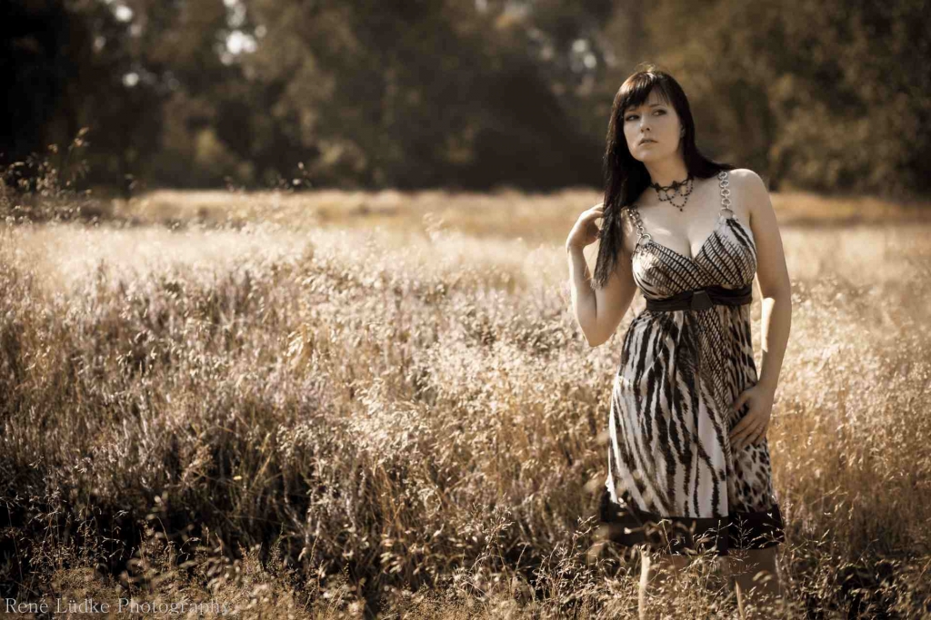Fotosession im Kornfeld, Natur